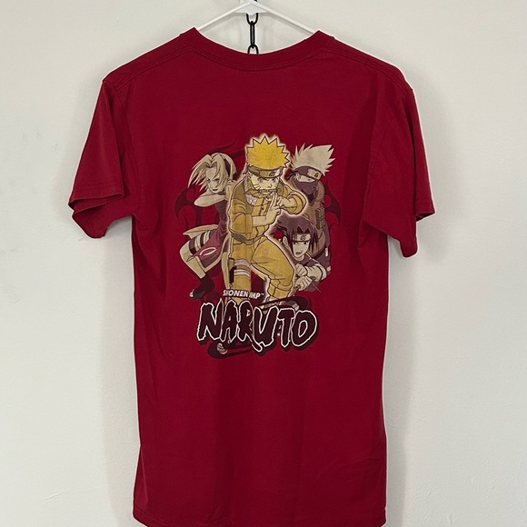 Vintage 2002 Naruto Anime T Shirt Team 7 - Picture 2 of 3